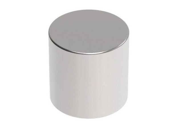 MAUL Neodym-Zylindermagnet, 10 x 10 mm, nickel Haftkraft: 4 kg - 1 Stück (61668