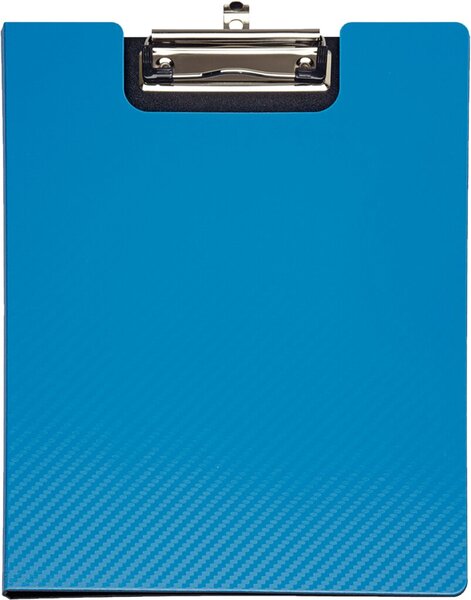 MAUL Schreibmappe MAULflexx, DIN A4, aus PP, blau/schwarz Klemmer an der kurzen