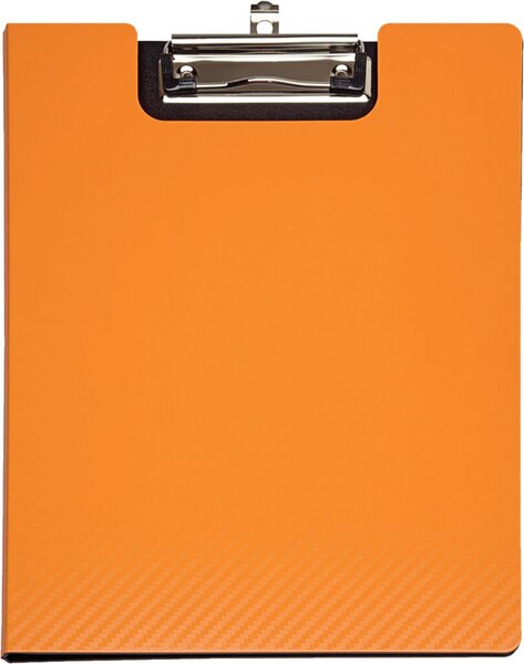 MAUL Schreibmappe MAULflexx, DIN A4, aus PP, orange/schwarz Klemmer an der kurz