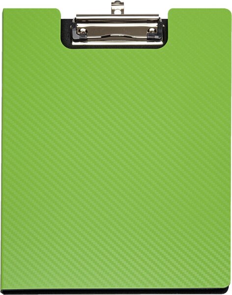 MAUL Schreibmappe MAULflexx, DIN A4, aus PP, grün/schwarz Klemmer an der kurzen