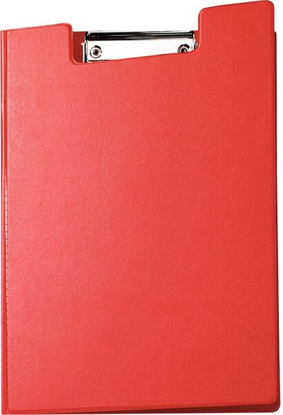 MAUL Schreibmappe mit Folienüberzug, DIN A4, rot Platte aus Karton mit Folienüb