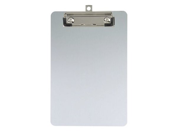 MAUL Schreibplatte, Aluminium mit Bügelklemme, DIN A5 Klemmweite: 10 mm, Platte