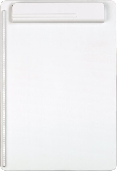 MAUL Schreibplatte OG, aus Kunststoff, DIN A4, weiß linksseitiger Papieranschla