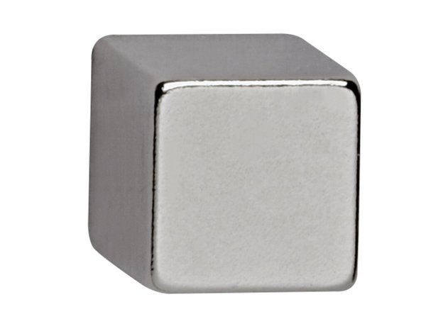 MAUL Würfelmagnet 4 St. Nickel (L x B x H) 10 x 10 x 10 mm 6169296