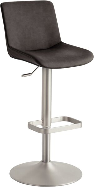 Bar-/Tresenhocker 1235 Gestell Chrom matt, schlamm gepolsterte Sitzschale