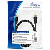 MEDIARANGE HDMI High Speed Ethernet Anschlussk. 18Gibt/s 1m