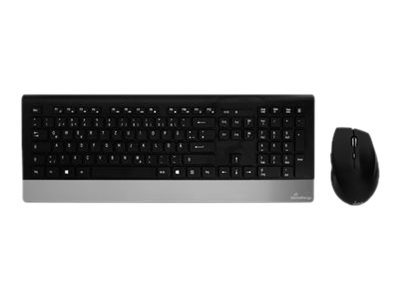 MEDIARANGE Tastatur Highline schnurlos inkl. Maus schwarz