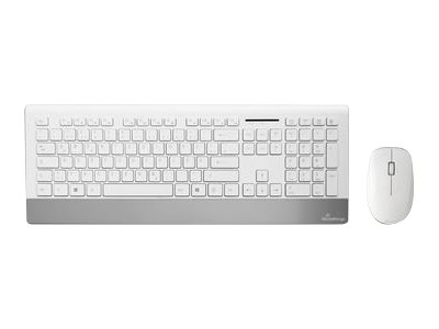 MEDIARANGE Tastatur Highline schnurlos inkl. Maus weiss