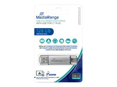 MEDIARANGE USB-Stick 64 GB USB 3.1 combo mit USB Type-C