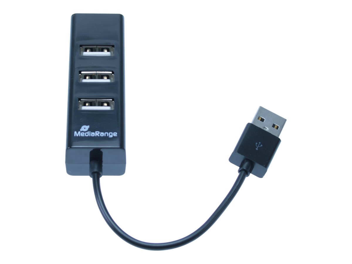 MEDIARANGE USB 2.0 Hub 1:4, bus powered