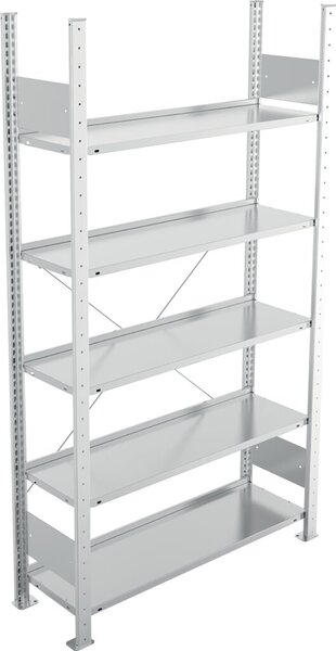Bürogrundregal 1850 x 1000 x 300 mm S3 Büro Steck Compact