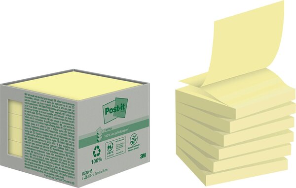 Haftnotiz Z-Notes Recycling Tower mit 6Block a 100 Bl.76x76mm