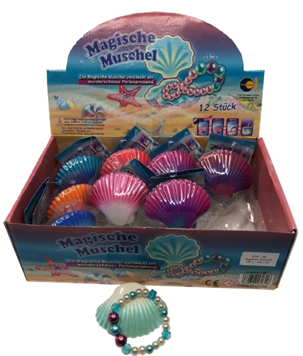 Magische Muschel mit Perlenkette, Nr: 4797