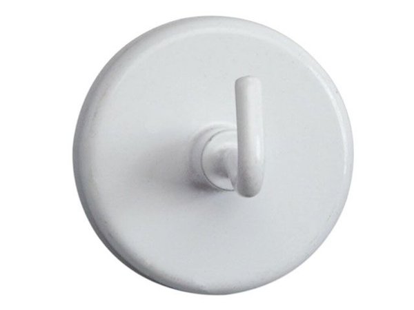 Magnet-Haken 36mm weiß Haftkraft 6kg 5St Magnet-Haken 36mm weiß Haftkraft 6kg 5St