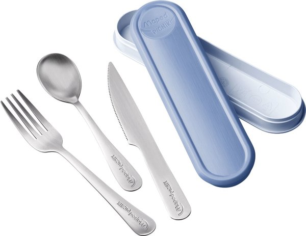 Maped Besteck Set Adult concept 4-tlg storm blue, Box PP, Besteck Edelstal