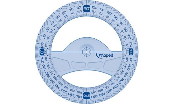 Maped Winkelmesser Geometric 360 Gr ad, 120 mm,aus Kunststoff (82242360 Maped Winkelmesser Geometric 360 Gr ad, 120 mm,aus Kunststoff (82242360