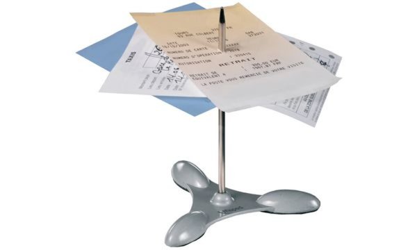 Maped Zettelspieß, Sockel und Nagel aus Metall, silber (82537300)