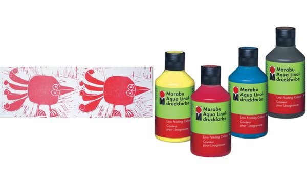 Marabu Aqua-Linoldruckfarbe, schwar z, 250 ml (57200461)