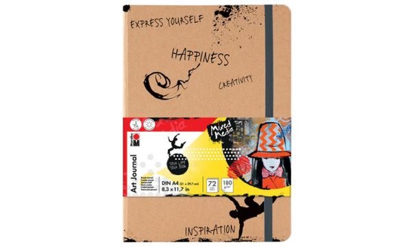 Marabu Notizbuch Art Journal, DIN A5, 180 g/qm, 72 Blatt (57201605)