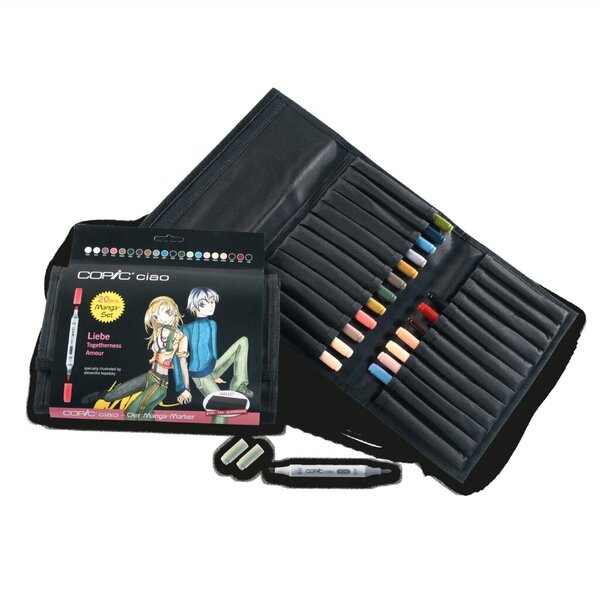 Marker Copic Ciao Set Wallet Witch 12 Stück