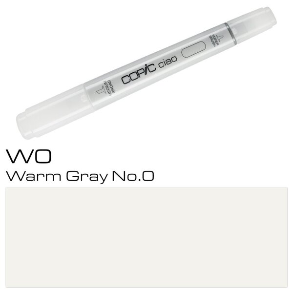 Marker Copic Ciao Typ W - 0 Warm Grey
