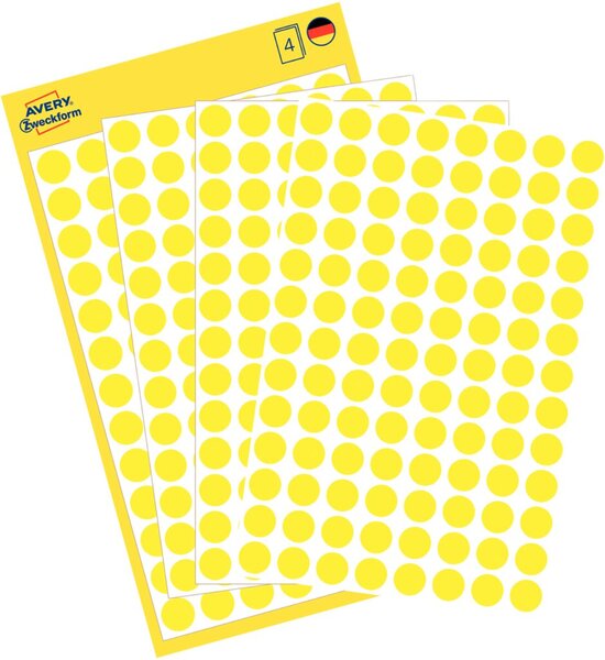 Markierungspunkte, gelb, 8mm 