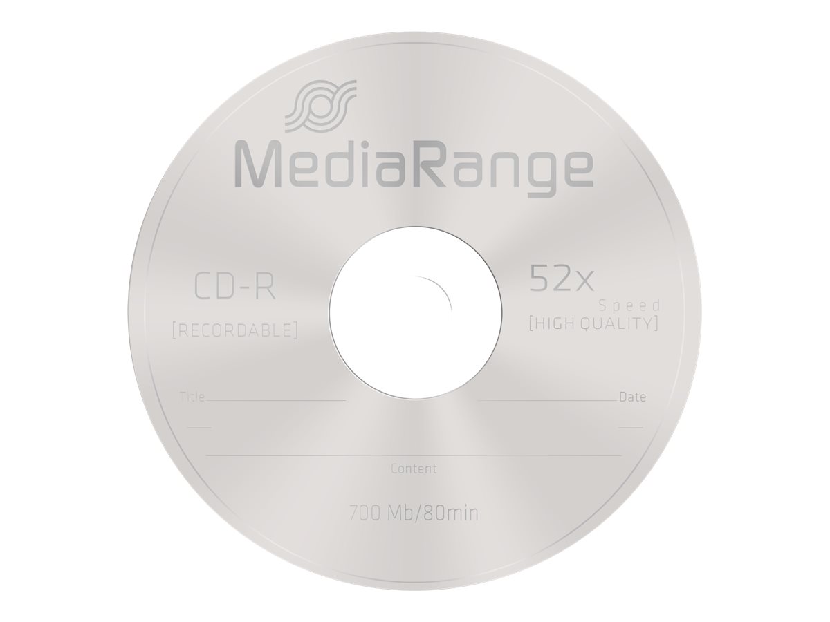 MediaRange CD-R 700MB/80min Cake100