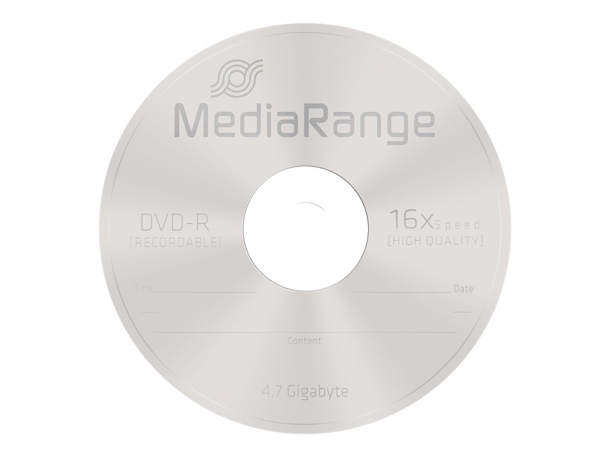 Mediarange DVD-R  25er Spindel 16X