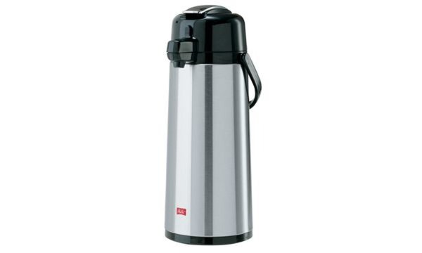 Melitta Pump-Isolierkanne, 2,2 Lite r, silber / schwarz (9500001)