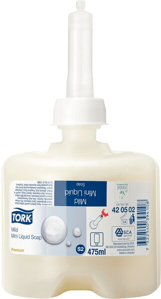 Milde Mini Flüssigseife, Premium, hellgelb, 475ml