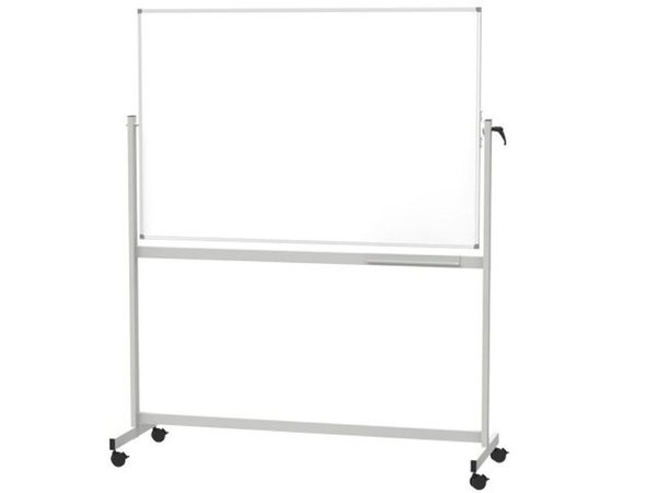 Mobilboard Standard 120/220cm grau Mobile Wendetafel freistehend