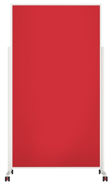 Moderationstafel VarioPin 1000 x 1800 mm, rot, Filz