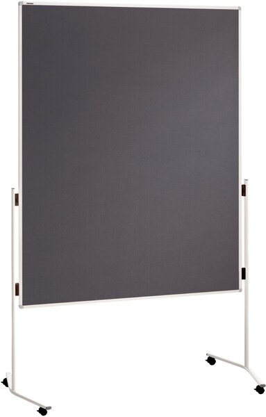 Moderationswand 120x150cm einteilig, beidseitig Filz