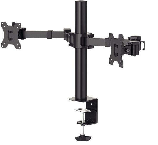 Monitorhalterung, 2 Monitore, 13-35" höhenverstellbar, schwenk-/neigbar 13°