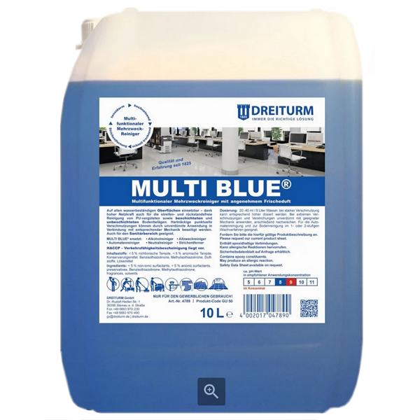 Multi Blue | 10 Liter Multifunktionaler Mehrzweck-Reiniger mit angenehmem Frischeduft