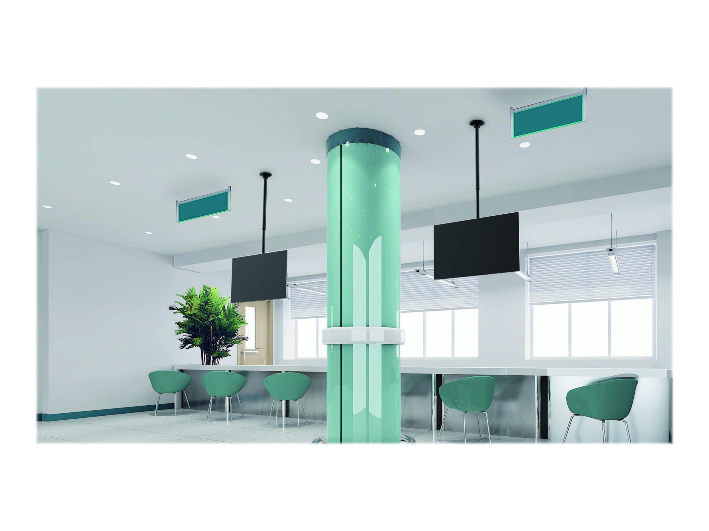 NEOMOUNTS BY NEWSTAR Flat Screen Ceiling Mount Height 106-156 cm 81,3-190,5cm 3