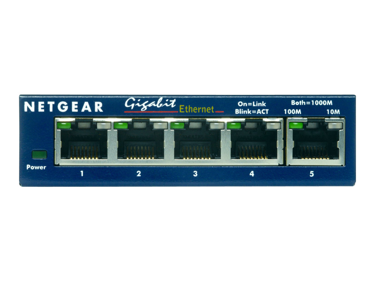 NETGEAR GS105GE Switch Giga 5xRJ45 10/100/1000 E