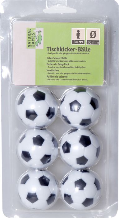 NG Ersatz-Fußbälle für Kicker 6St.,#36mm, Nr: 61705112 NG Ersatz-Fußbälle für Kicker 6St.,#36mm, Nr: 61705112