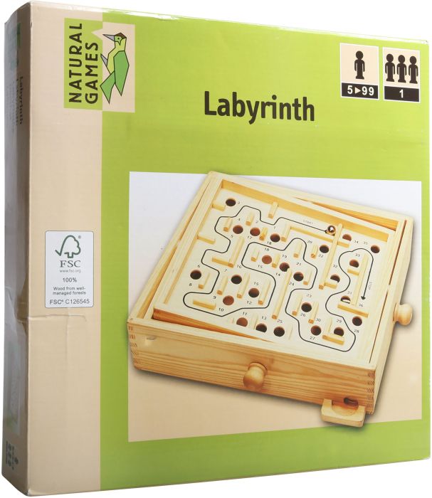 NG Holz Labyrinth 30x25,5cm, Nr: 61413669 NG Holz Labyrinth 30x25,5cm, Nr: 61413669