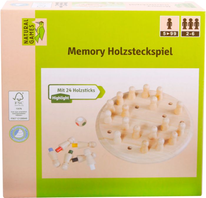 NG Memory Holzsteckspiel, Nr: 61434267 NG Memory Holzsteckspiel, Nr: 61434267