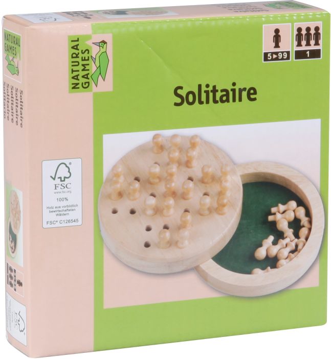 NG Solitaire Holz 12cm, Nr: 61413642 NG Solitaire Holz 12cm, Nr: 61413642