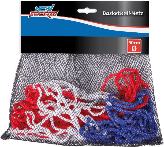 NSP Basketball-Netz bunt, 45cm, Nr: 73201179 NSP Basketball-Netz bunt, 45cm, Nr: 73201179