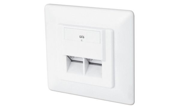 NWK Zub Dose Cat.6 / UP 2xRJ45 Digitus DN-9005-N