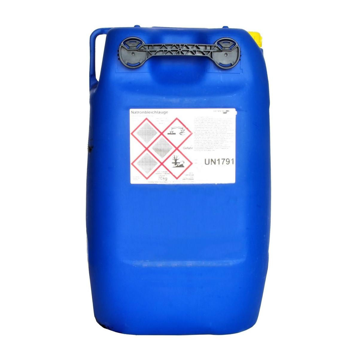 Natronbleichlauge ca.15%, 60-Liter-Kanister | 70 kg (Chlorbleichlauge, Natriumhypochlorit) (+ Pfandgebühr Artikel ||99971||)