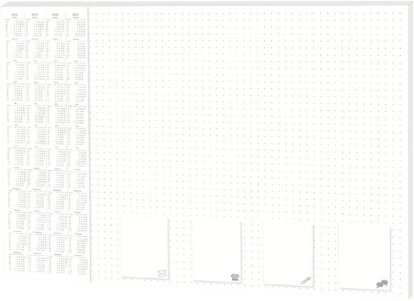 Notiz-Schreibunterlage, 600x420mm, Office-dotted, 30 Blatt