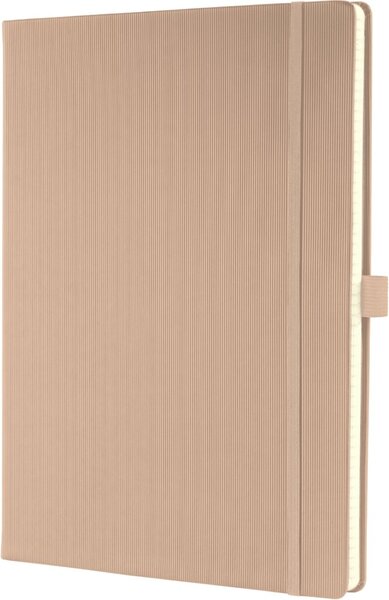 Notizbuch Conceptum, 213x295x20mm, 80g, Hardcover, beige, liniert, 194 S.