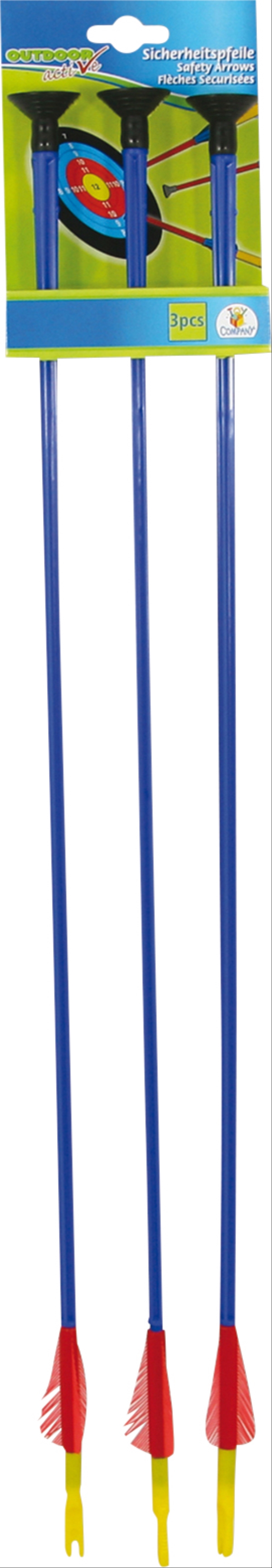 OA 3 Pfeile mit Saugknopf, L.59cm, Nr: 74500455 OA 3 Pfeile mit Saugknopf, L.59cm, Nr: 74500455