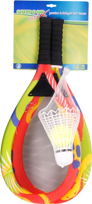 OA Jumbo-Schläger Set Neon m.Bälle,L67cm, Nr: 74612067 OA Jumbo-Schläger Set Neon m.Bälle,L67cm, Nr: 74612067