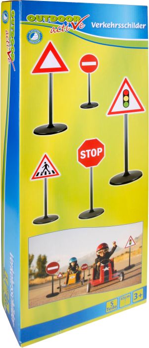 OA Verkehrsschilder 5-teilig, Höhe 65cm, Nr: 70600404 OA Verkehrsschilder 5-teilig, Höhe 65cm, Nr: 70600404