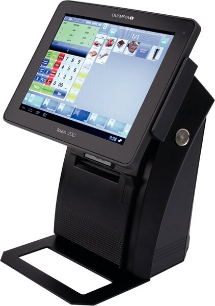Kasse touch 200 TSE für Handel und Gastronomie, schwarz, Android 4.1,